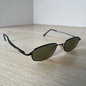 Serengeti GG 6598 Sunglasses Oval Gunmetal Vintage Made in Italy